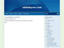 Tablet Screenshot of eddiebyrne.com
